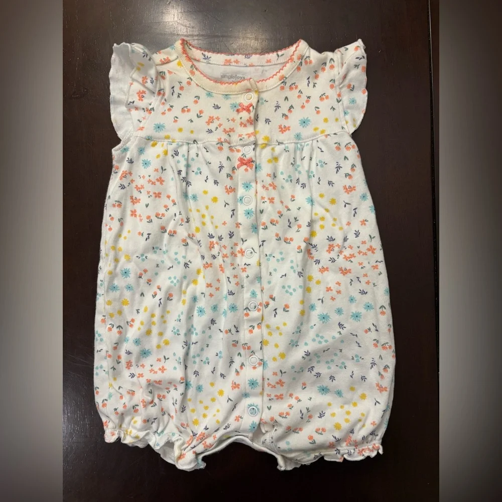 Set of Three Baby Rompers - Simple Joys by Carters - Picture 10 of 12